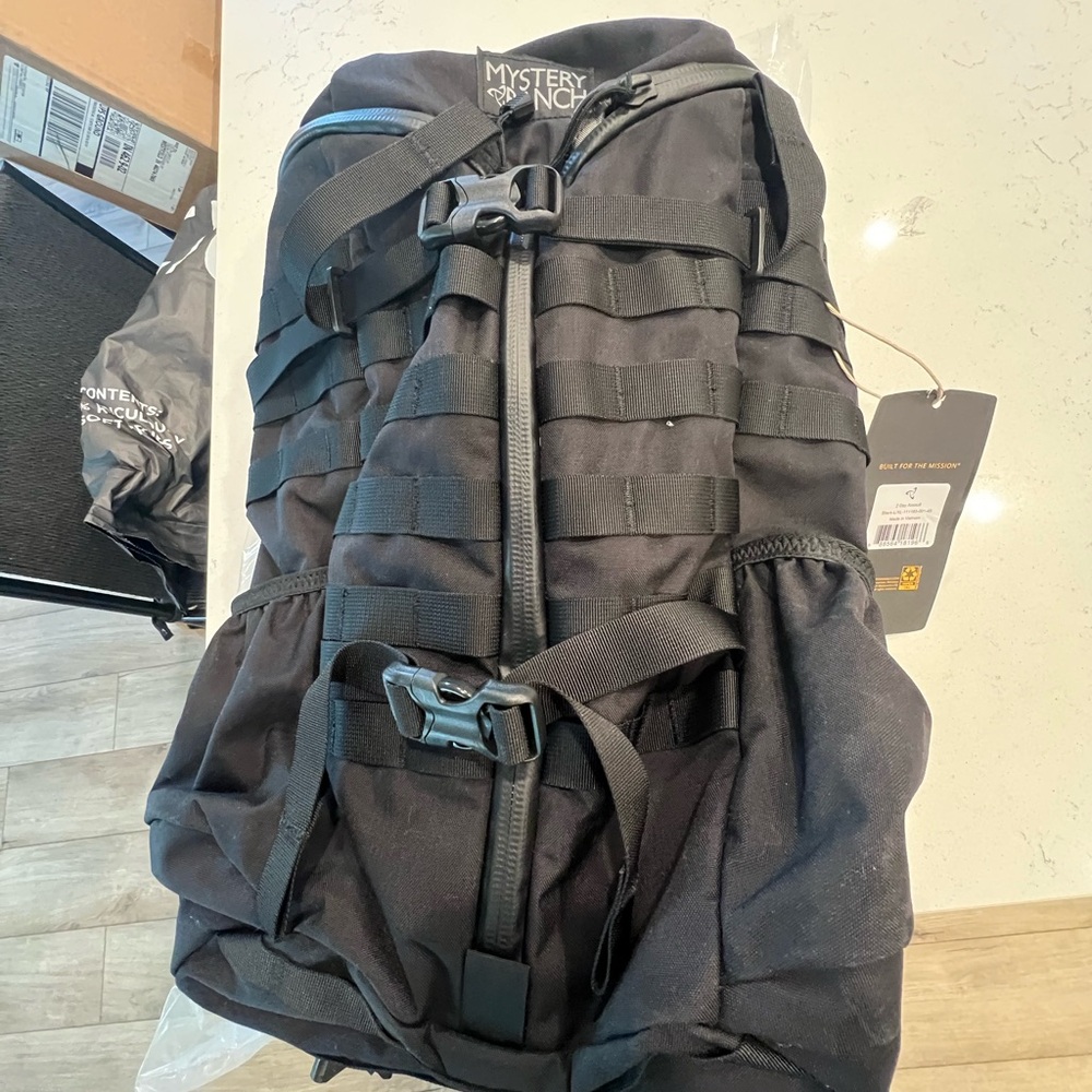MYSTERY RANCH NWT Black Tactical Backpack